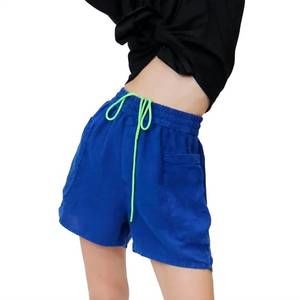 NEW MEALS women's fda chef short in blueberry linen